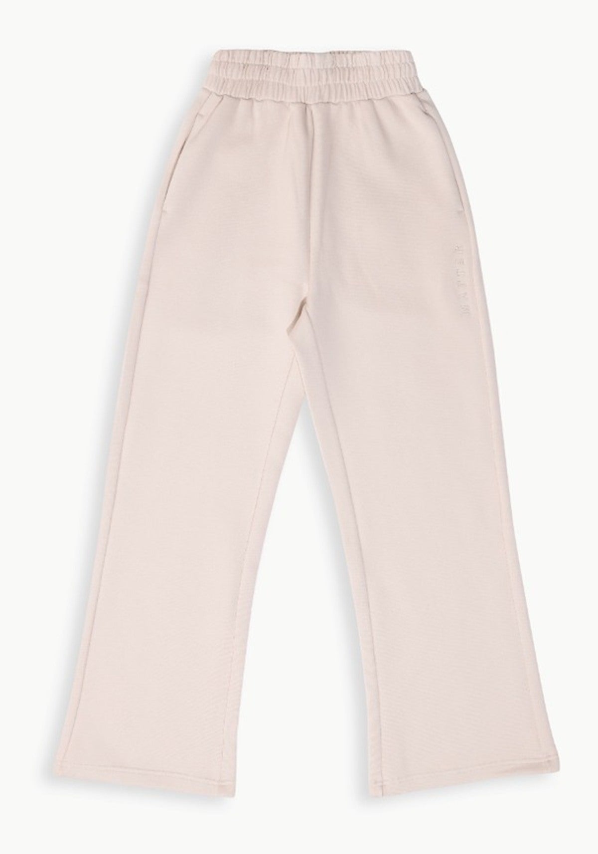 Matter Melbourne cream sweatpants laid flat